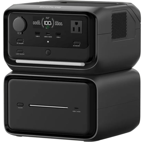 EcoFlow River 3 Max Plus Portable Power Station with 600W AC Output & Built in 858Wh (71Ah@12V) LFP Battery