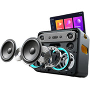 Ikarao Break X2 Portable 600W Karaoke Speakers with 10