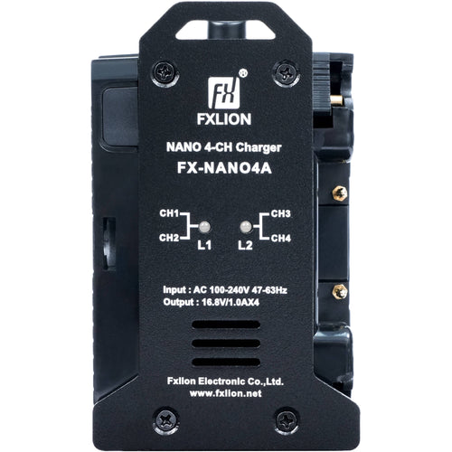 Fxlion NANO 4-CH Gold-Mount Charger
