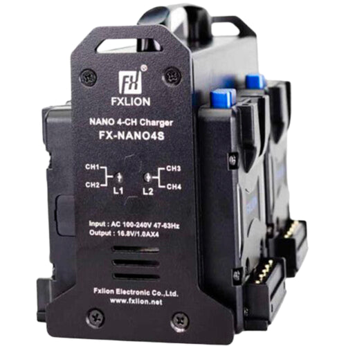 Fxlion NANO 4-CH V-Mount Charger