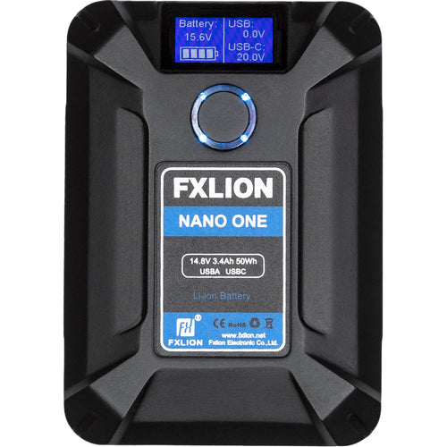 Fxlion 14.8V / 50Wh V-Mount Battery with Wireless Charging