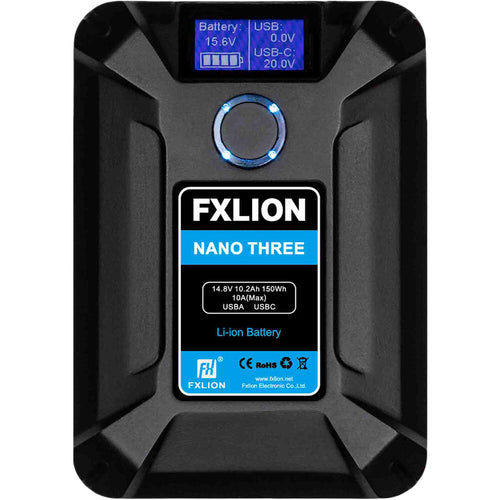 Fxlion 14.8V / 150Wh V-Mount Battery with Wireless Charging