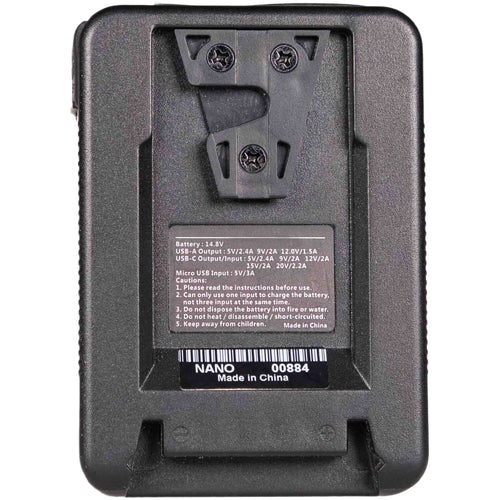 Fxlion 14.8V / 150Wh V-Mount Battery with Wireless Charging