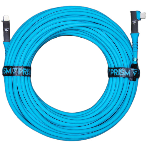 Prism Tether Right Angle USB-C to Straight USB-C Cable (15m)