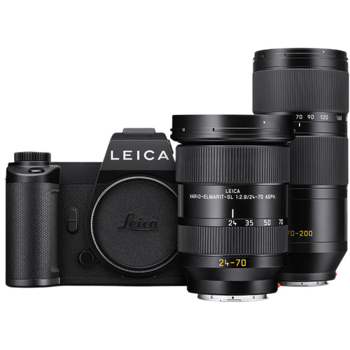 Leica SL3-P with Vario-Elmarit-SL 24-70mm f/2.8 and Vario-Elmarit-SL 70-200mm f/2.8 ASPH. Lens