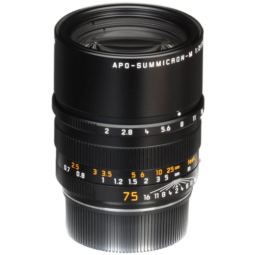 Leica APO-Summicron-M 75mm f/2 ASPH Lens (Black)