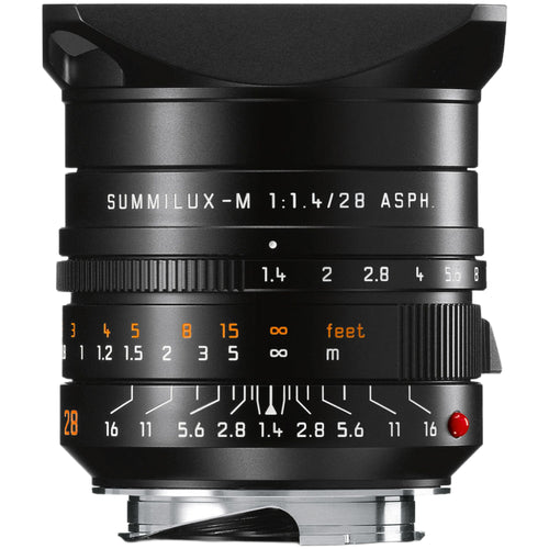 Leica Summilux-M 28mm f/1.4 ASPH. Lens (Black)