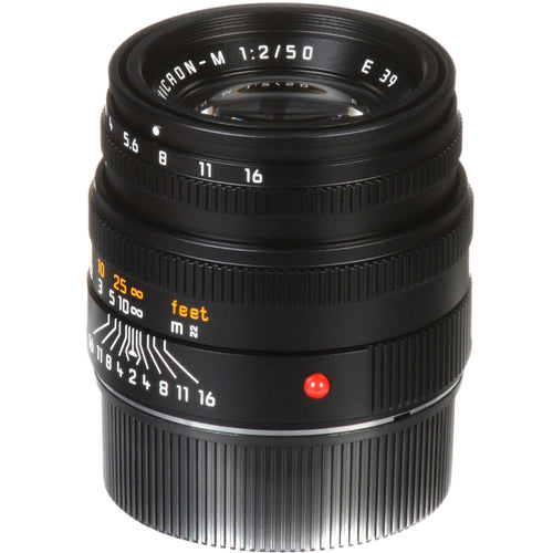 Leica Summicron-M 50mm f/2 Lens (Black Anodised)