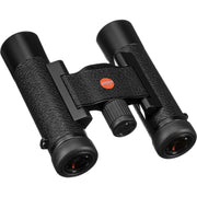 Leica 10x25 Ultravid Blackline Binoculars (Black with Black Leather)