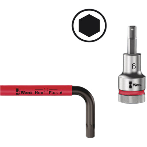 Wera 950/9 Hex-Plus Multicolour 3 L-Key Set Metric Blacklaser 9 Peice