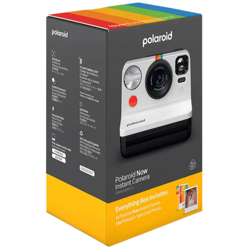 Polaroid Now Generation 2 i-Type Instant Camera Everything Box (Black and White)