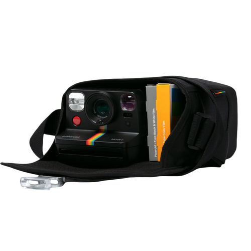 Polaroid Spectrum Box Camera Bag (Black with Black Strap)