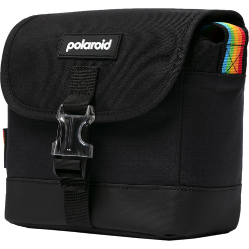 Polaroid Spectrum Box Camera Bag (Black with Multicolour Strap)