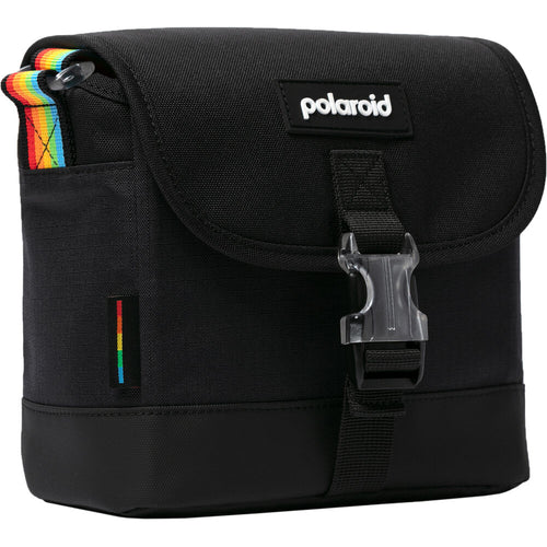 Polaroid Spectrum Box Camera Bag (Black with Multicolour Strap)