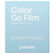 Polaroid Go Color Powder Blue Frame Film Compatible with Polaroid Go Camera (Double Pack, 16 Exposures)