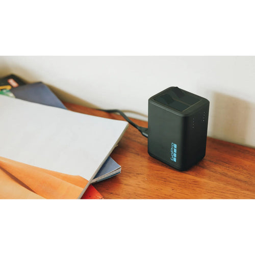 GoPro Dual-Battery Charger with Enduro 2 Battery for MISSION 1 Series & HERO13 Black