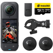 Insta360 X5 360 Action Camera Motorcycle Bundle