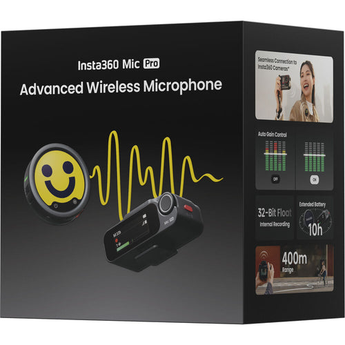 Insta360 Mic Pro Wireless System (1 TX + 1 RX)