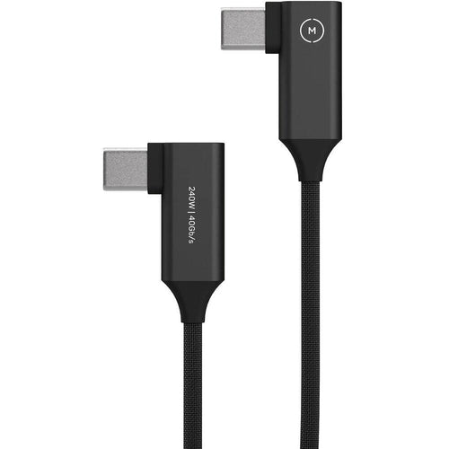 Moment SuperFlex USB-C Cable - Dual Right Angle - 4 inch