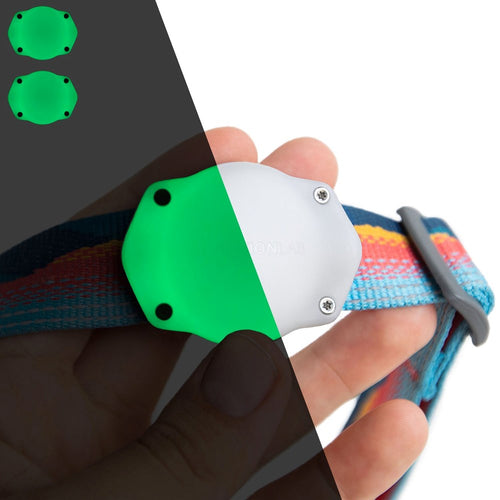 Elevation Lab TagVault: Pet for AirTag - Glow in the Dark - 2 Pack