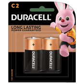 Duracell Coppertop Alkaline C Batteries (2 Pack)