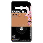 Duracell Silver Oxide Button 303/357/76 Battery (1 Pack)