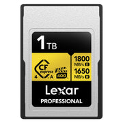 Lexar Professional Gold 1TB CFexpress 4.0 Type A 1800MB/s Memory Card