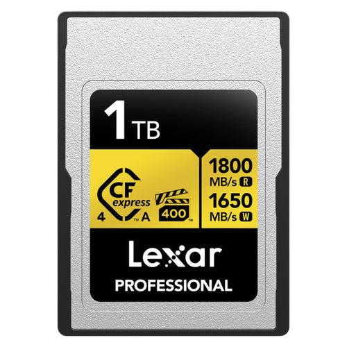 Lexar Professional Gold 1TB CFexpress 4.0 Type A 1800MB/s Memory Card