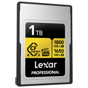 Lexar Professional Gold 1TB CFexpress 4.0 Type A 1800MB/s Memory Card