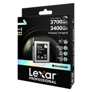 Lexar Professional Diamond 1TB CFexpress 4.0 Type B 3700MB/s Memory Card