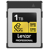 Lexar Professional Gold 1TB CFexpress 4.0 Type B 3600MB/s Memory Card