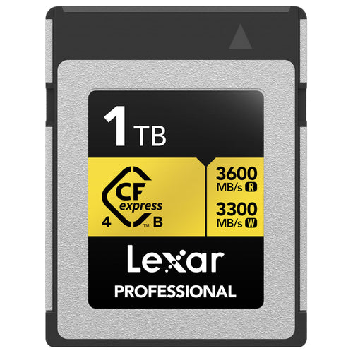 Lexar Professional Gold 1TB CFexpress 4.0 Type B 3600MB/s Memory Card