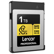 Lexar Professional Gold 1TB CFexpress 4.0 Type B 3600MB/s Memory Card