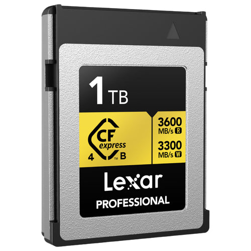 Lexar Professional Gold 1TB CFexpress 4.0 Type B 3600MB/s Memory Card