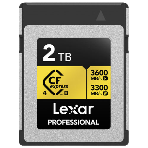 Lexar Professional Gold 2TB CFexpress 4.0 Type B 3600MB/s Memory Card