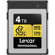 Lexar Professional Gold 4TB CFexpress 4.0 Type B 3600MB/s Memory Card