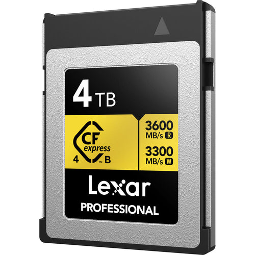 Lexar Professional Gold 4TB CFexpress 4.0 Type B 3600MB/s Memory Card