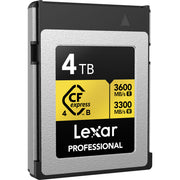 Lexar Professional Gold 4TB CFexpress 4.0 Type B 3600MB/s Memory Card
