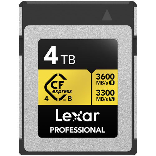 Lexar Professional Gold 4TB CFexpress 4.0 Type B 3600MB/s Memory Card