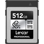 Lexar Professional Silver 512GB CFexpress 4.0 Type B 3600MB/s Memory Card