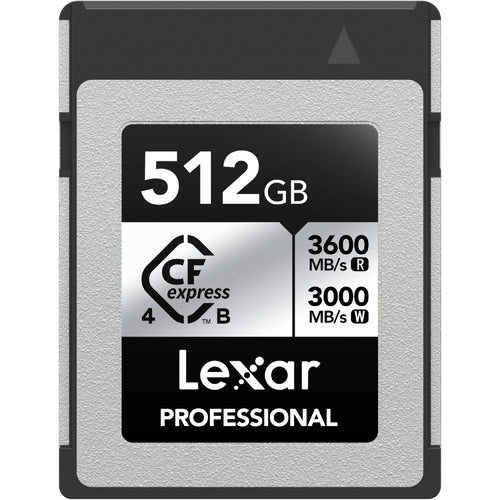 Lexar Professional Silver 512GB CFexpress 4.0 Type B 3600MB/s Memory Card