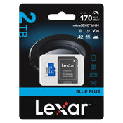 Lexar Blue Plus 2TB microSDXC UHS-I 170MB/s Memory Card - V30