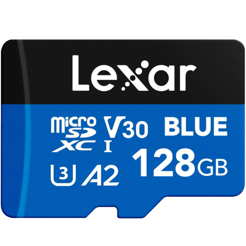 Lexar BLUE 128GB microSDXC UHS-1 SDMI Card