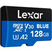 Lexar BLUE 128GB microSDXC UHS-1 SDMI Card