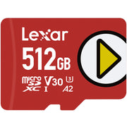Lexar 512GB PLAY UHS-I microSDXC Memory Card (V2)