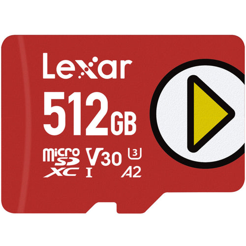 Lexar 512GB PLAY UHS-I microSDXC Memory Card (V2)