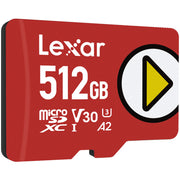 Lexar 512GB PLAY UHS-I microSDXC Memory Card (V2)