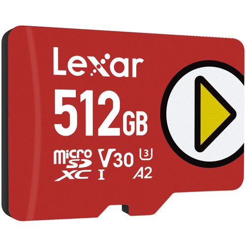 Lexar 512GB PLAY UHS-I microSDXC Memory Card (V2)
