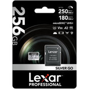 Lexar Professional Silver GO microSDXC UHS-I Card (256GB)