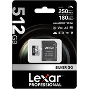 Lexar Professional Silver GO microSDXC UHS-I Card (512GB)